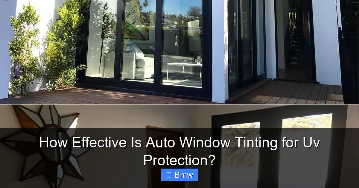 How Effective Is Auto Window Tinting for Uv Protection?
