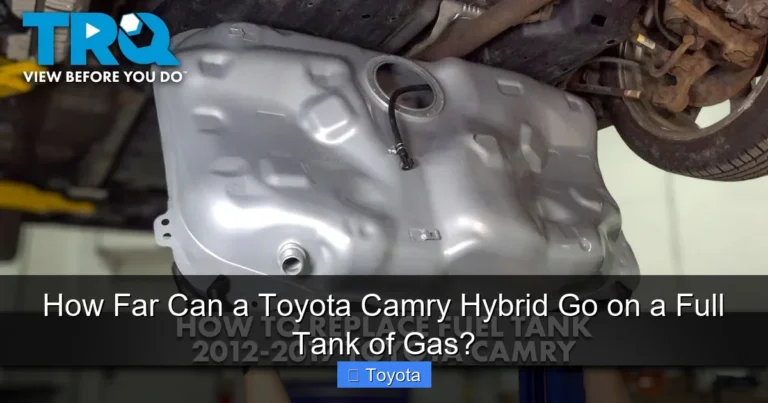 How Far Can a Toyota Camry Hybrid Go on a Full Tank of Gas?