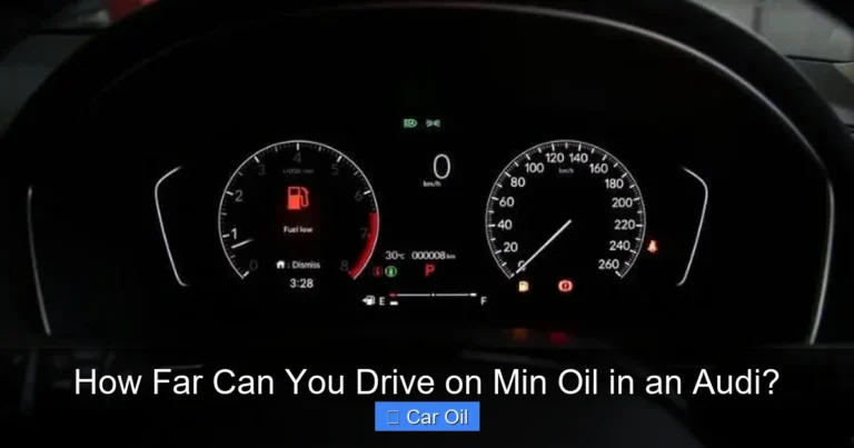 How Far Can You Drive on Min Oil in an Audi?