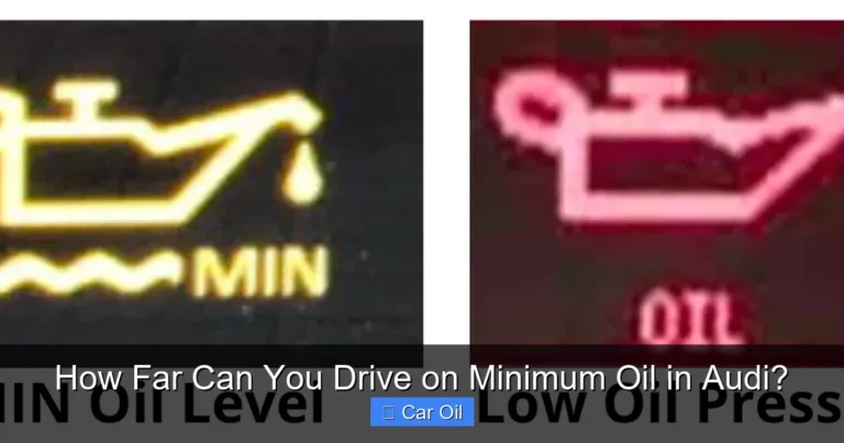 How Far Can You Drive on Minimum Oil in Audi?