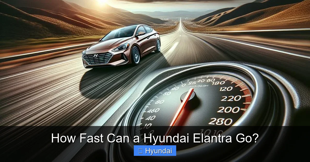 How Fast Can a Hyundai Elantra Go?
