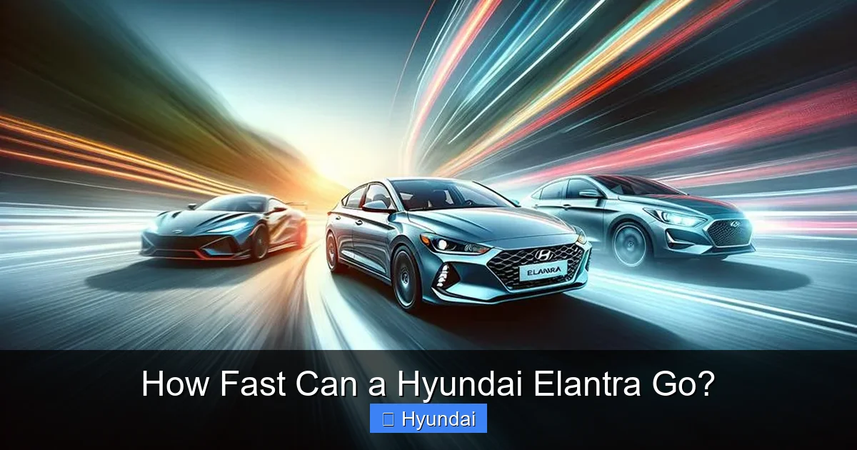 How Fast Can a Hyundai Elantra Go?