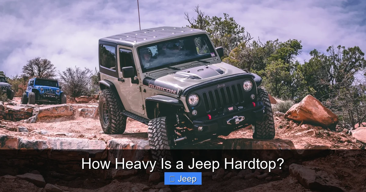How Heavy Is a Jeep Hardtop?