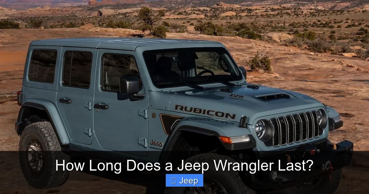 How Long Does a Jeep Wrangler Last?