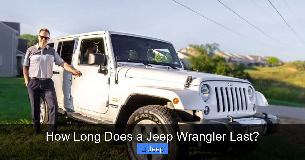How Long Does a Jeep Wrangler Last?