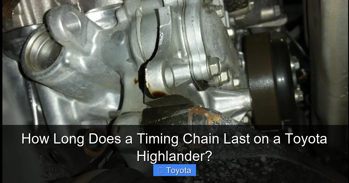 How Long Does a Timing Chain Last on a Toyota Highlander?