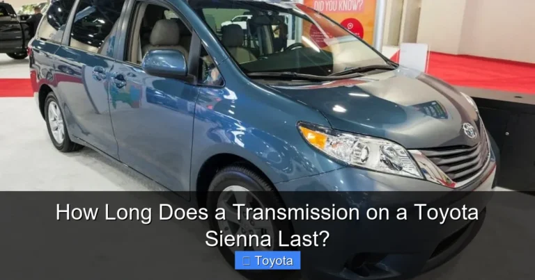 How Long Does a Transmission on a Toyota Sienna Last?