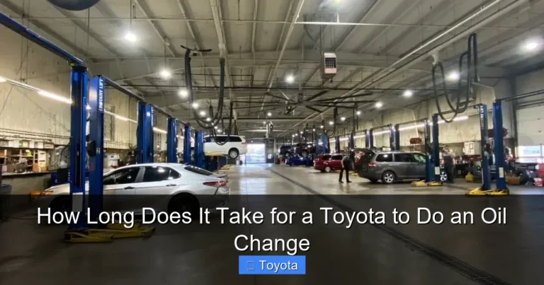 How Long Does It Take for a Toyota to Do an Oil Change