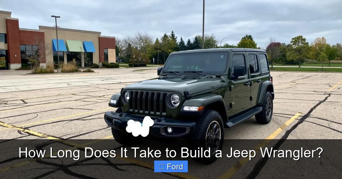 How Long Does It Take to Build a Jeep Wrangler?