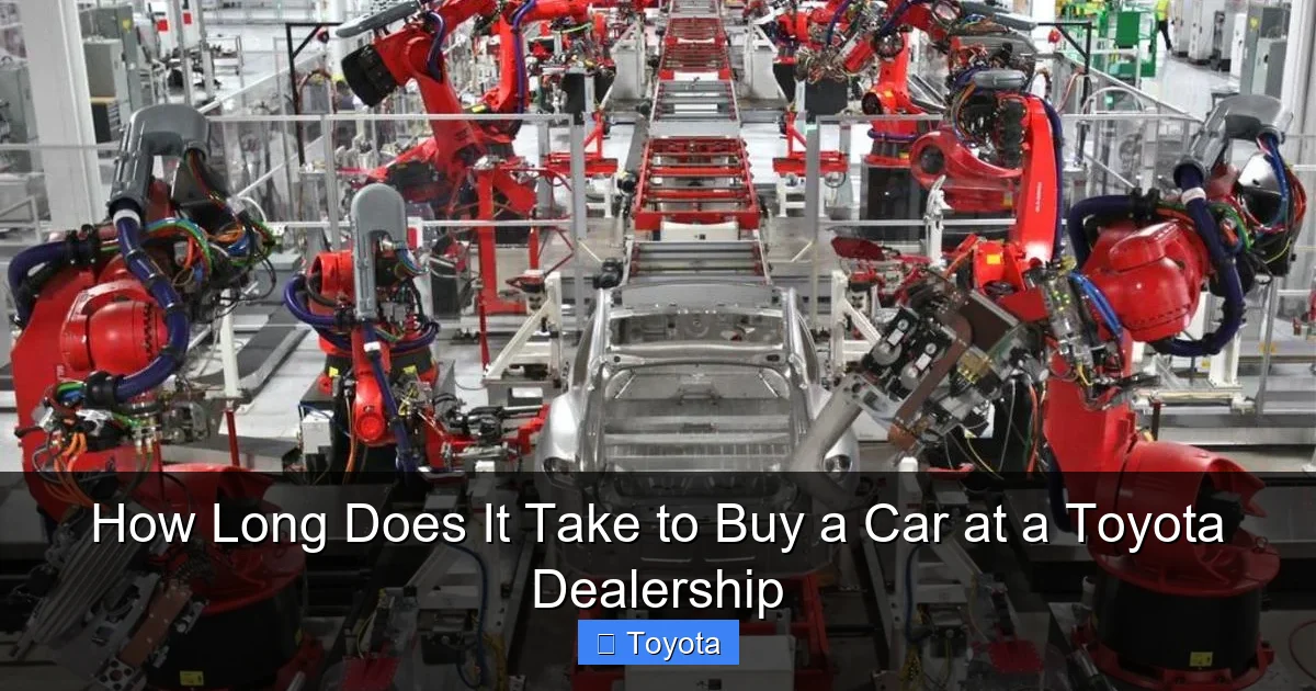 How Long Does It Take to Buy a Car at a Toyota Dealership