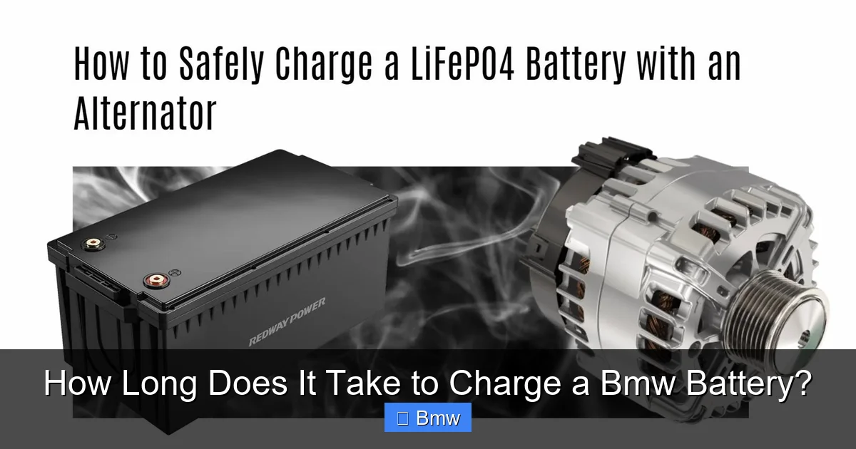 How Long Does It Take to Charge a Bmw Battery?