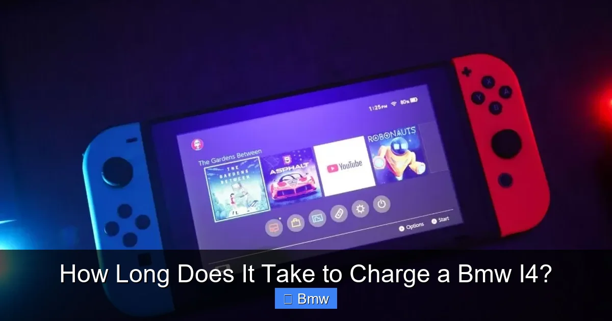 How Long Does It Take to Charge a Bmw I4?