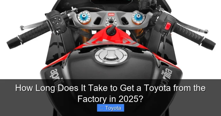 How Long Does It Take to Get a Toyota from the Factory in 2025?
