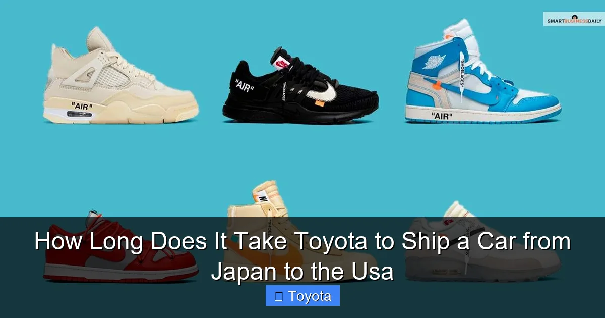 How Long Does It Take Toyota to Ship a Car from Japan to the Usa