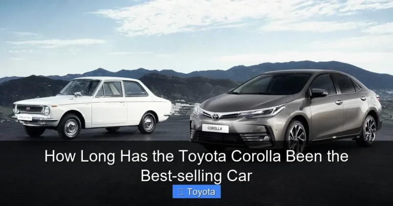 How Long Has the Toyota Corolla Been the Best-selling Car