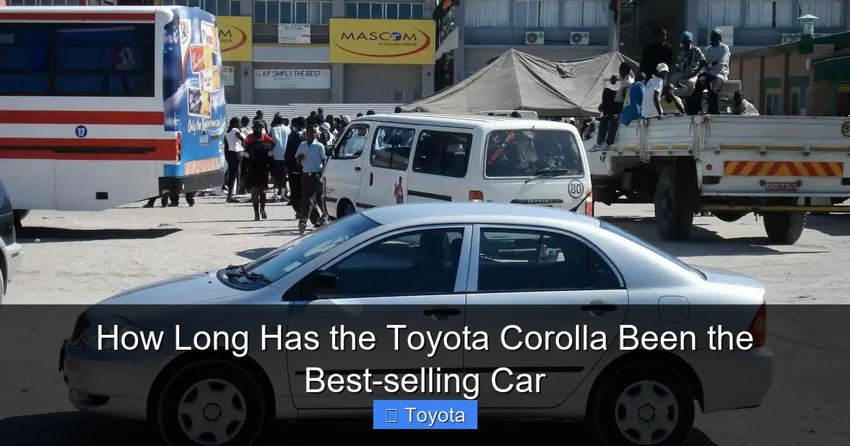 How Long Has the Toyota Corolla Been the Best-selling Car