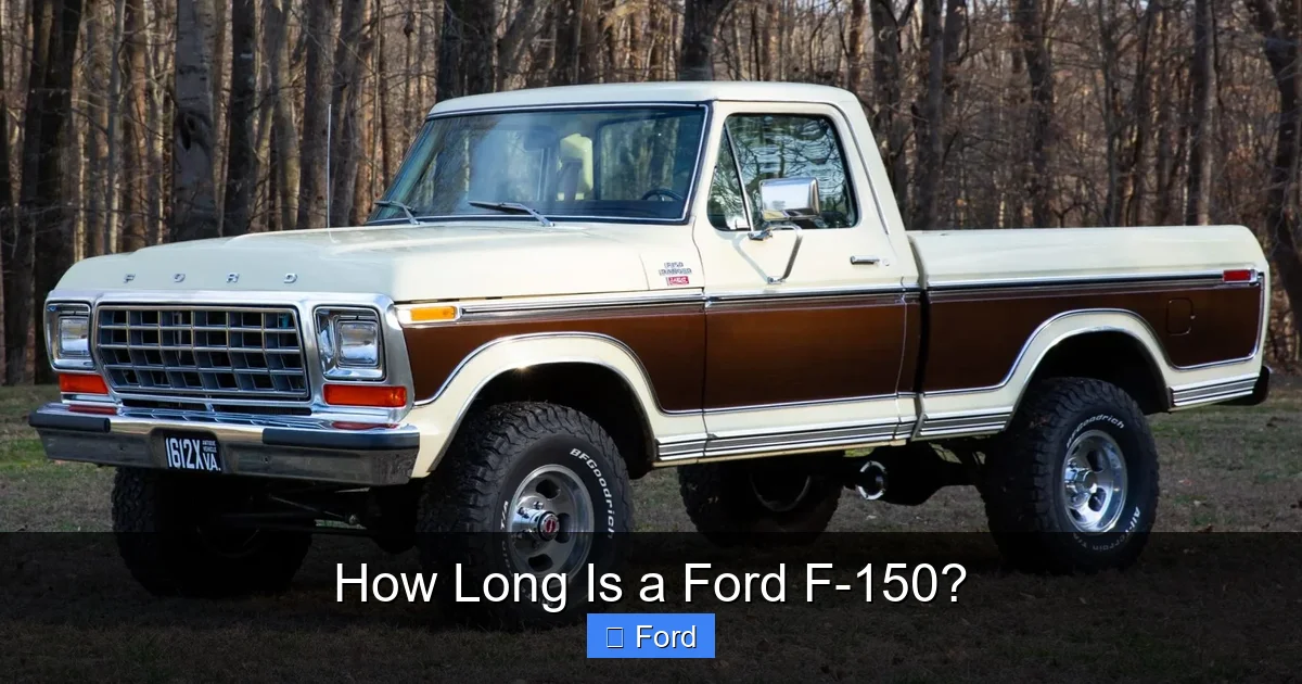 How Long Is a Ford F-150?