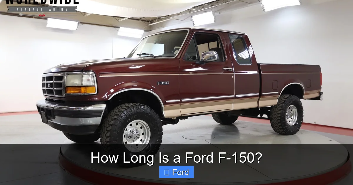 How Long Is a Ford F-150?