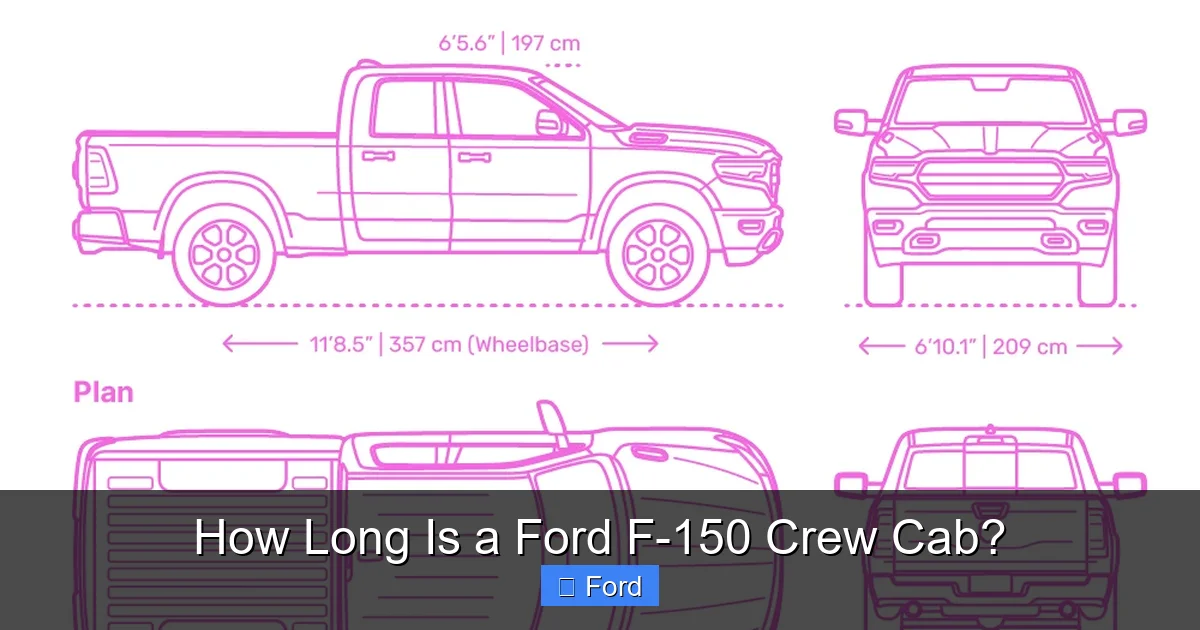 How Long Is a Ford F-150 Crew Cab?
