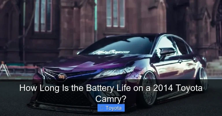 How Long Is the Battery Life on a 2014 Toyota Camry?