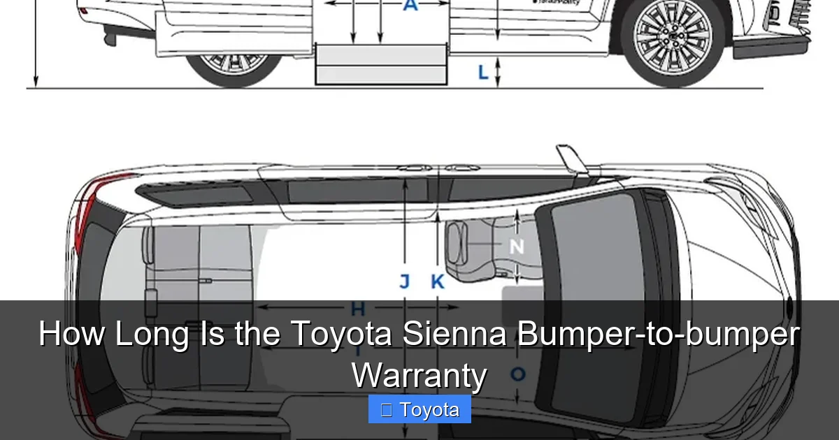 How Long Is the Toyota Sienna Bumper-to-bumper Warranty
