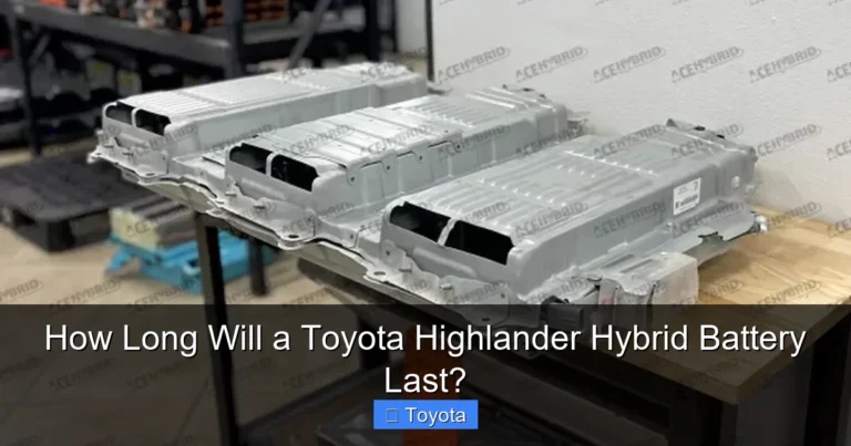 How Long Will a Toyota Highlander Hybrid Battery Last?
