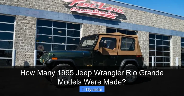 How Many 1995 Jeep Wrangler Rio Grande Models Were Made?