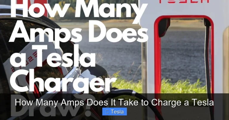 How Many Amps Does It Take to Charge a Tesla