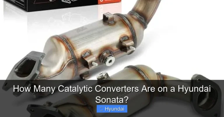 How Many Catalytic Converters Are on a Hyundai Sonata?