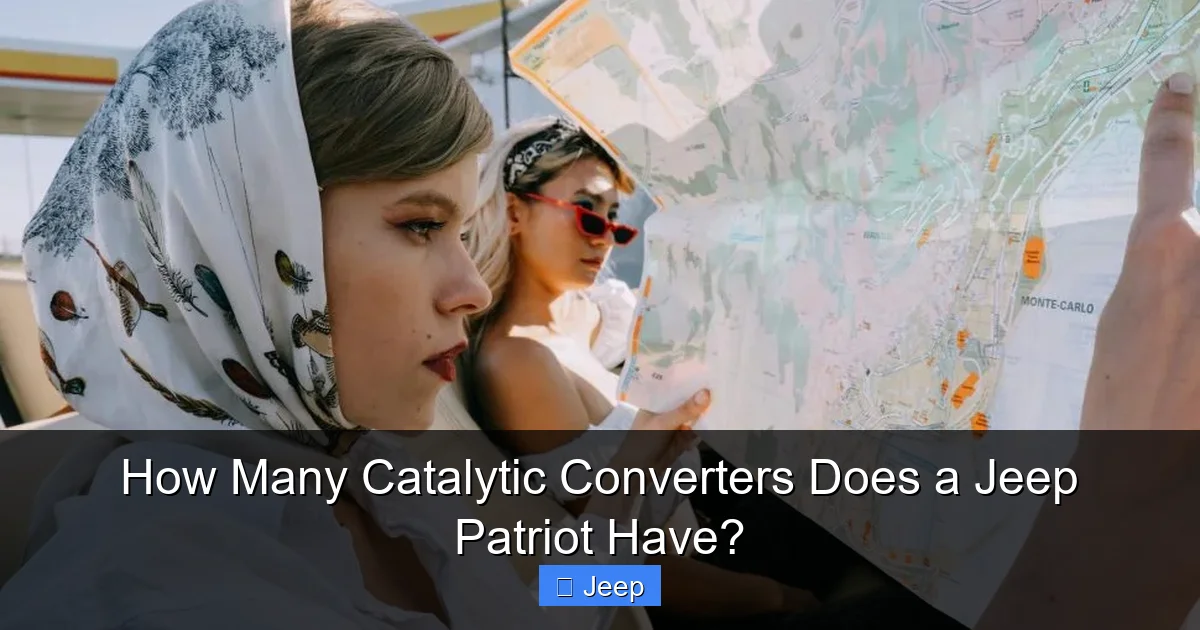 How Many Catalytic Converters Does a Jeep Patriot Have?