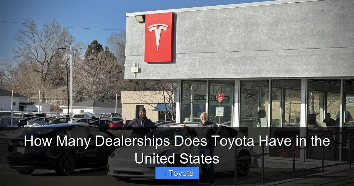How Many Dealerships Does Toyota Have in the United States