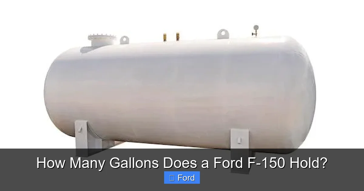 How Many Gallons Does a Ford F-150 Hold?