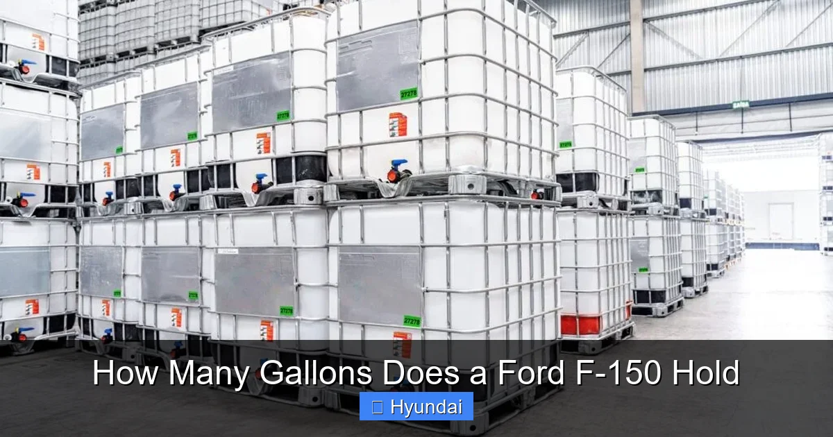 How Many Gallons Does a Ford F-150 Hold