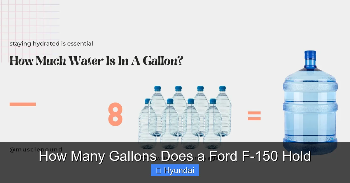How Many Gallons Does a Ford F-150 Hold