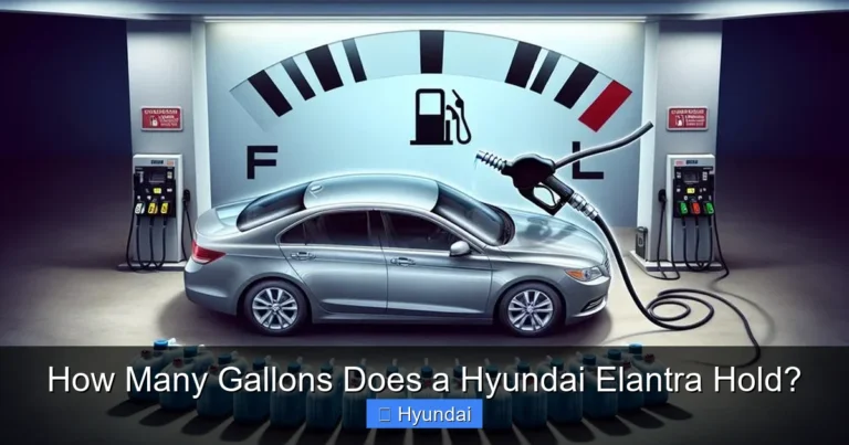 How Many Gallons Does a Hyundai Elantra Hold?