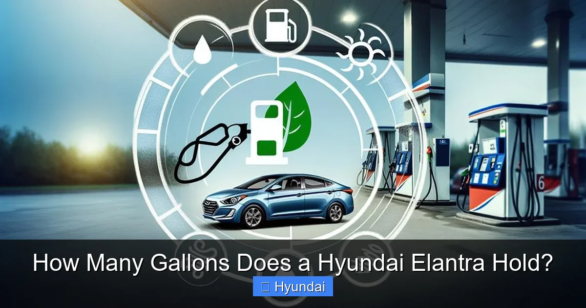 How Many Gallons Does a Hyundai Elantra Hold?