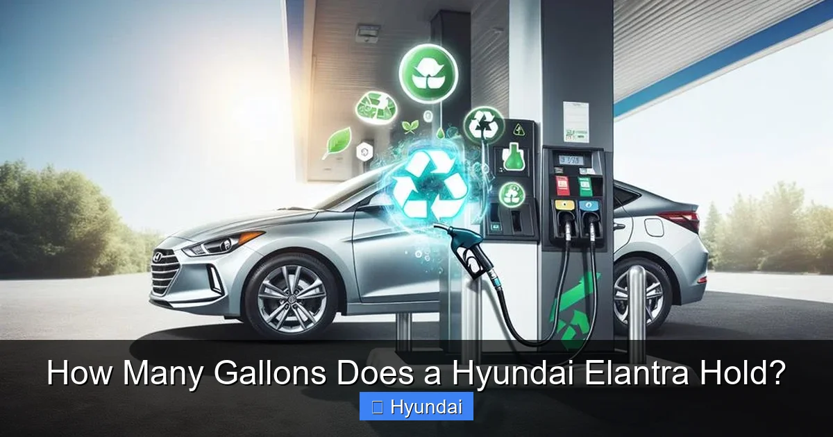 How Many Gallons Does a Hyundai Elantra Hold?
