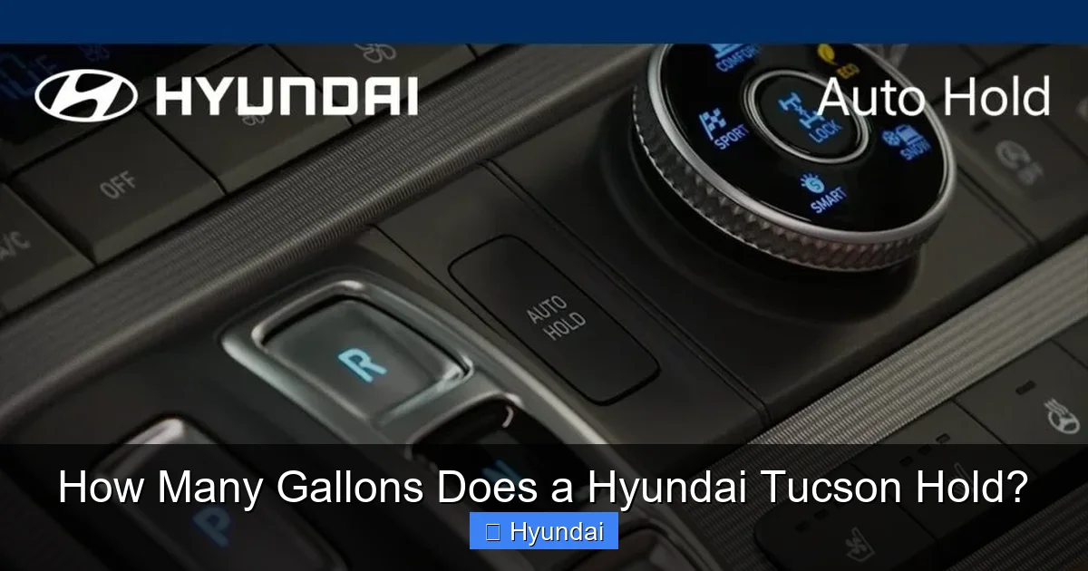 How Many Gallons Does a Hyundai Tucson Hold?