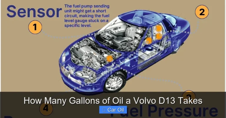 How Many Gallons of Oil a Volvo D13 Takes