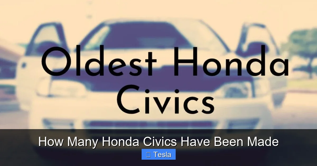 How Many Honda Civics Have Been Made