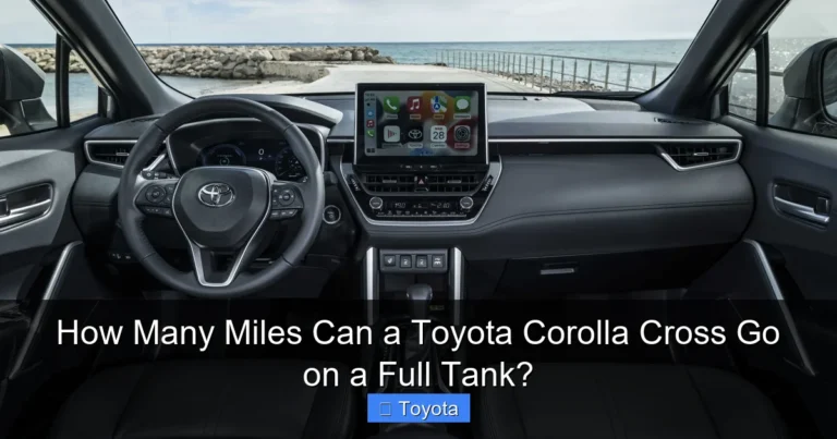 How Many Miles Can a Toyota Corolla Cross Go on a Full Tank?