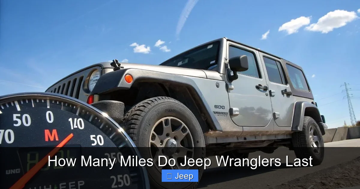 How Many Miles Do Jeep Wranglers Last