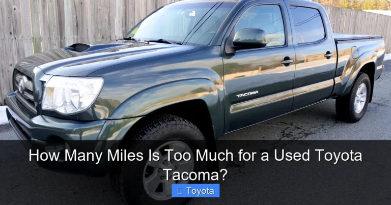 How Many Miles Is Too Much for a Used Toyota Tacoma?