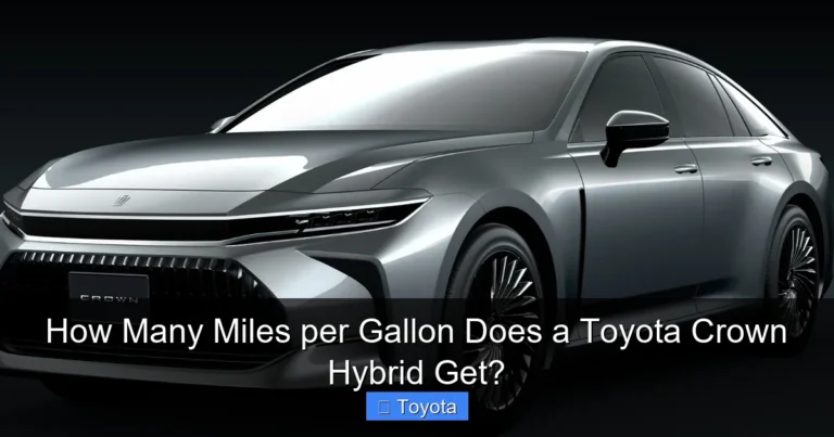 How Many Miles per Gallon Does a Toyota Crown Hybrid Get?