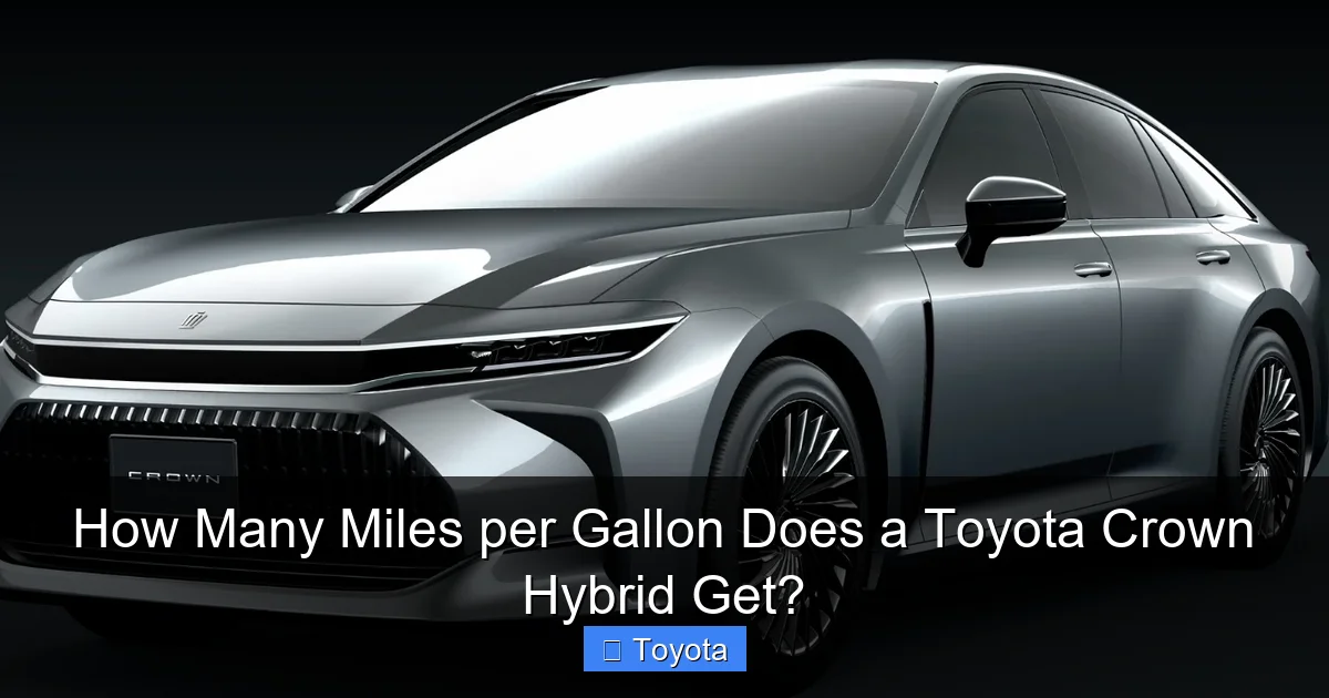 Toyota Hybrid Miles Per Gallonnull