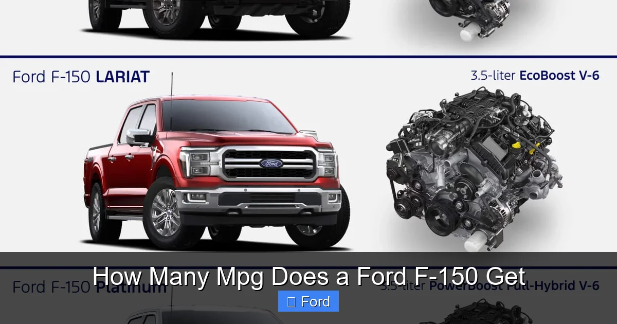 How Many Mpg Does a Ford F-150 Get