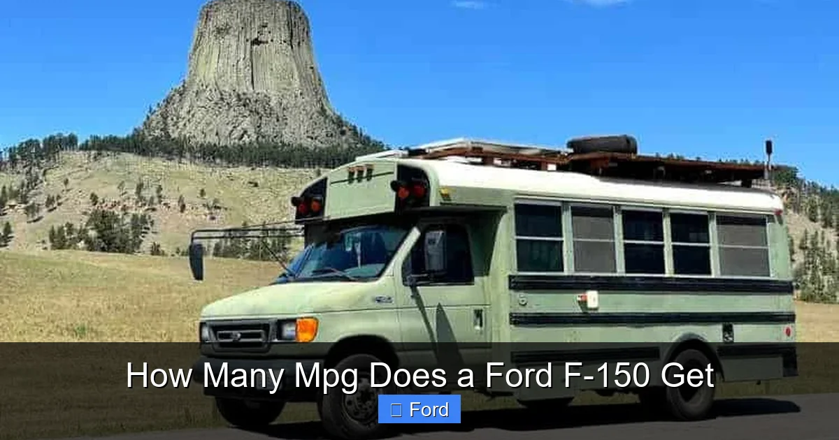 How Many Mpg Does a Ford F-150 Get