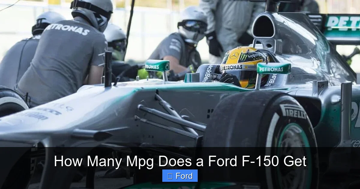 How Many Mpg Does a Ford F-150 Get