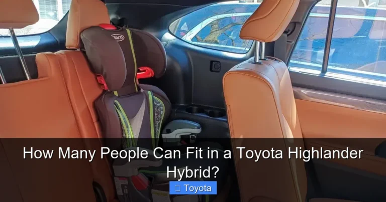How Many People Can Fit in a Toyota Highlander Hybrid?