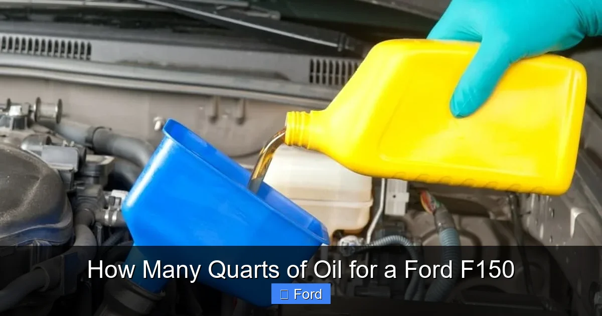 How Many Quarts of Oil for a Ford F150
